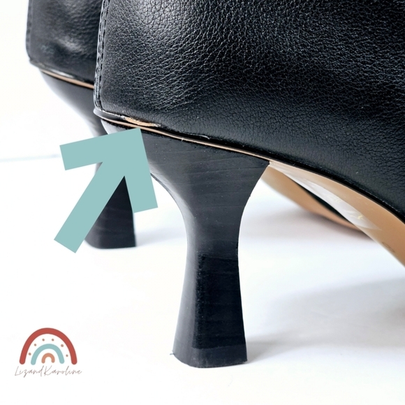 New! Madewell The Justine Ankle Boot in Black Leather - Picture 11 of 16